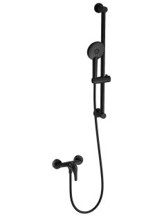 Смеситель для душа с гарнитуром Wonzon & Woghand WW-4570-MB чёрный матовый